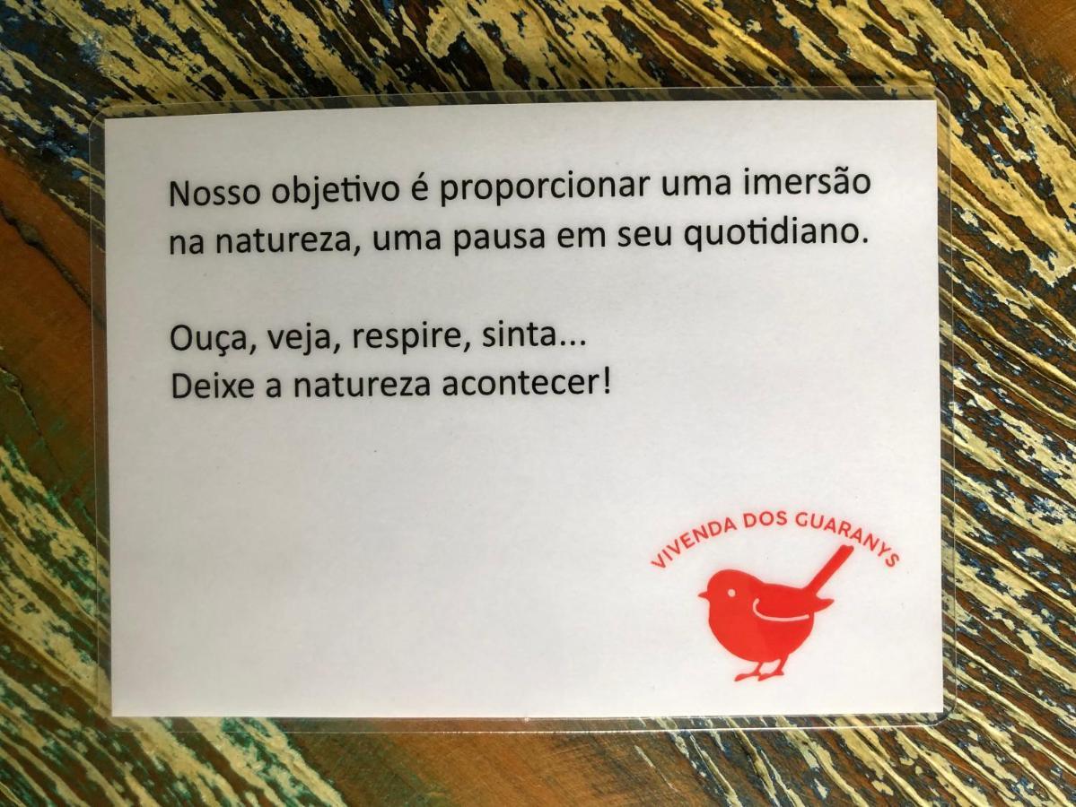 Vivenda dos Guaranys -Uma imersão na natureza - Casa Conservatória Exterior foto